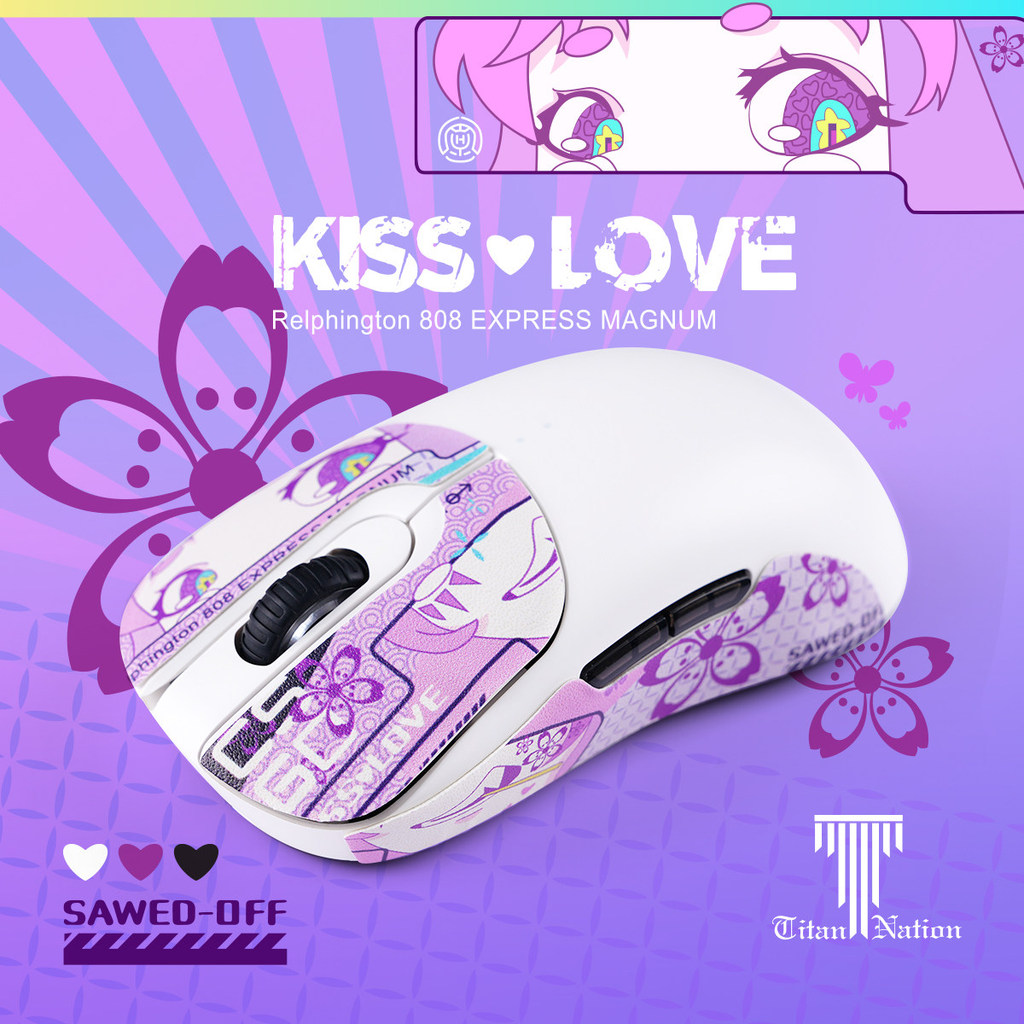 Titan Country เหมาะสําหรับ VAXEE Titan หนัง NP01S v2 เมาส์สติกเกอร์กันลื่น XE/XE-W การปรับแต่ง