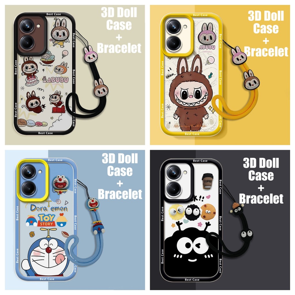 เคสRealme 10 Pro 5Gเคสเข้ากันได้กับตุ๊กตา3D Coolการ์ตูนน่ารักเคสโทรศัพท์แบบนุ่มB-YQ-GZJT