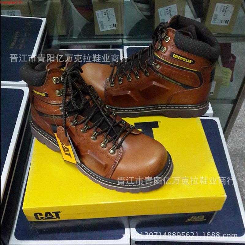 รองเท้าเซฟตี้ สำหรับผู้ชาย CAT Steel Toe รองเท้าเซฟตี้หัวเหล็ก