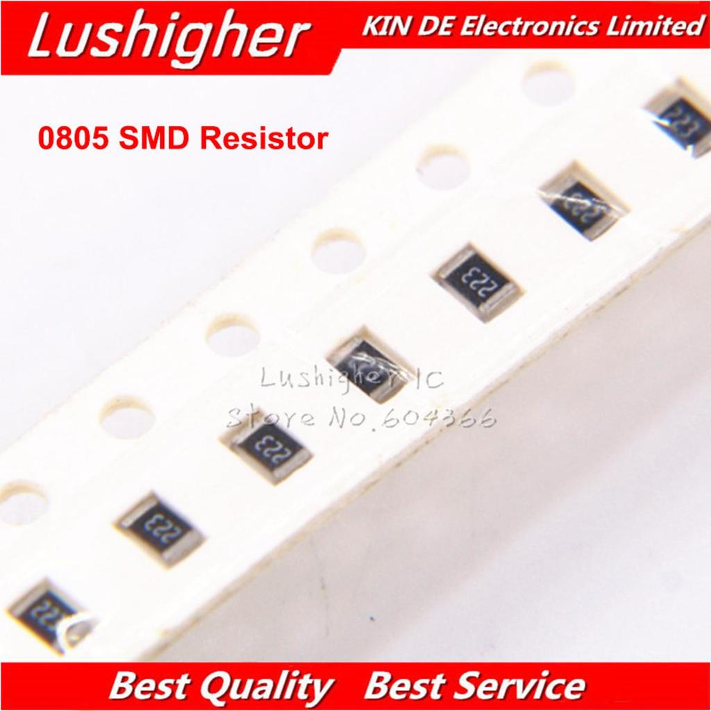 100 pcs 0805 SMD ตัวต้านทาน 5% 13K 196R 39K 6.8K 1.6K 820R 560R Om 196 39K 6.8K 820 560 1.6K Om