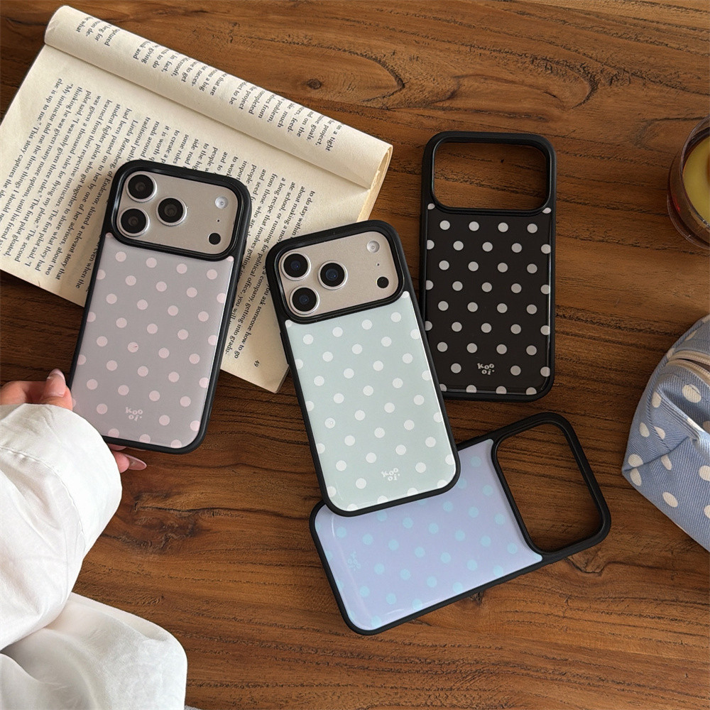 เกาหลีมินิมอลลายจุดเหมาะสําหรับ ไอโฟน 17 เคสโทรศัพท์ 17 โปรแม็กซ์ ใหม่ ไอโฟน 16 มือโปร รุ่นผู้หญิง 15 เคสแข็งอะคริลิค 16 รวมทุกอย่างป้องกันการตก 13/14 โปรแม็กซ์ เคสโ