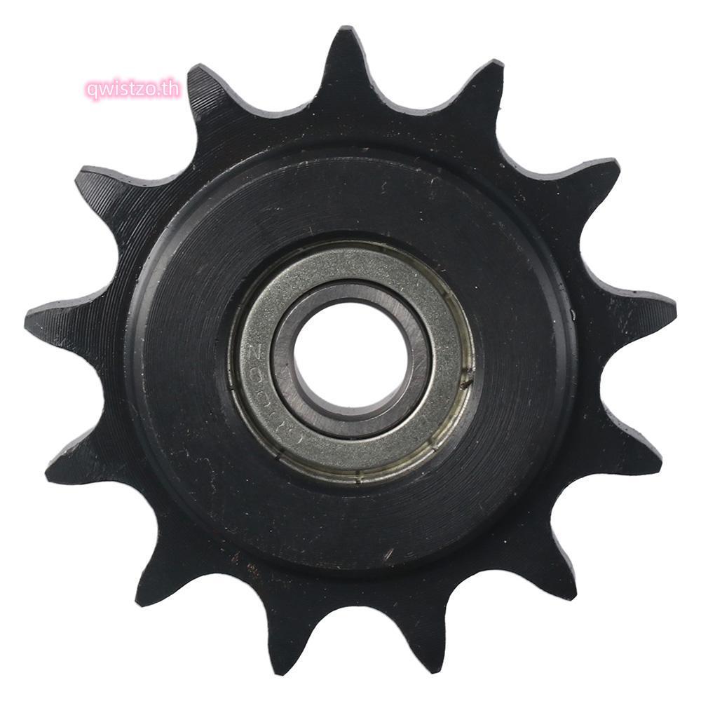 QWISTZO Chain Idler Sprocket, C45 เหล็กคาร์บอน 13 ฟันนูน Idler Gear, ใส่ 10 มม.Bore 1/2 "Pitch Sproc