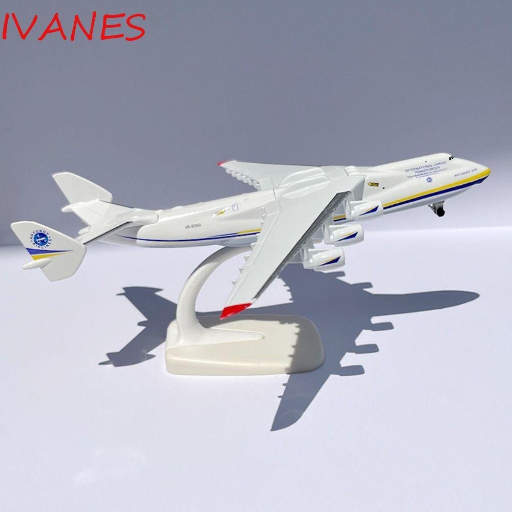 IVANES AN225 เครื่องบินรุ่น,โลหะDiecast Antonov an-225,Static Aircraft Miya 20 ซม.จําลองเครื่องบินรุ