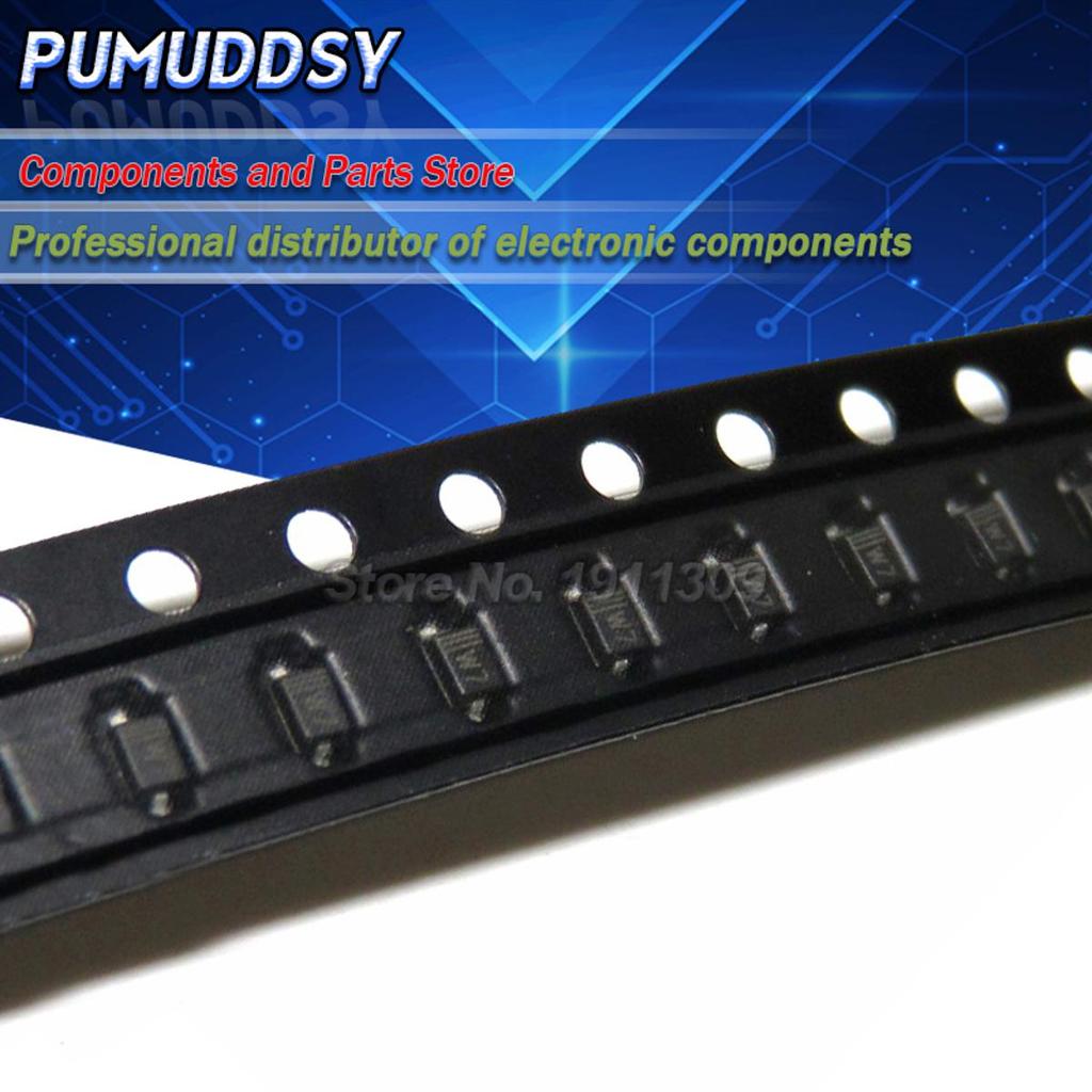 100 SMD แรงดันไฟฟ้าไดโอด SOD-323 5V6 0805 0.25 W SMD ไดโอด BZT52C3V3S 3VS 4V7S 5V1S 5V6S 6V8S 7V5S 1