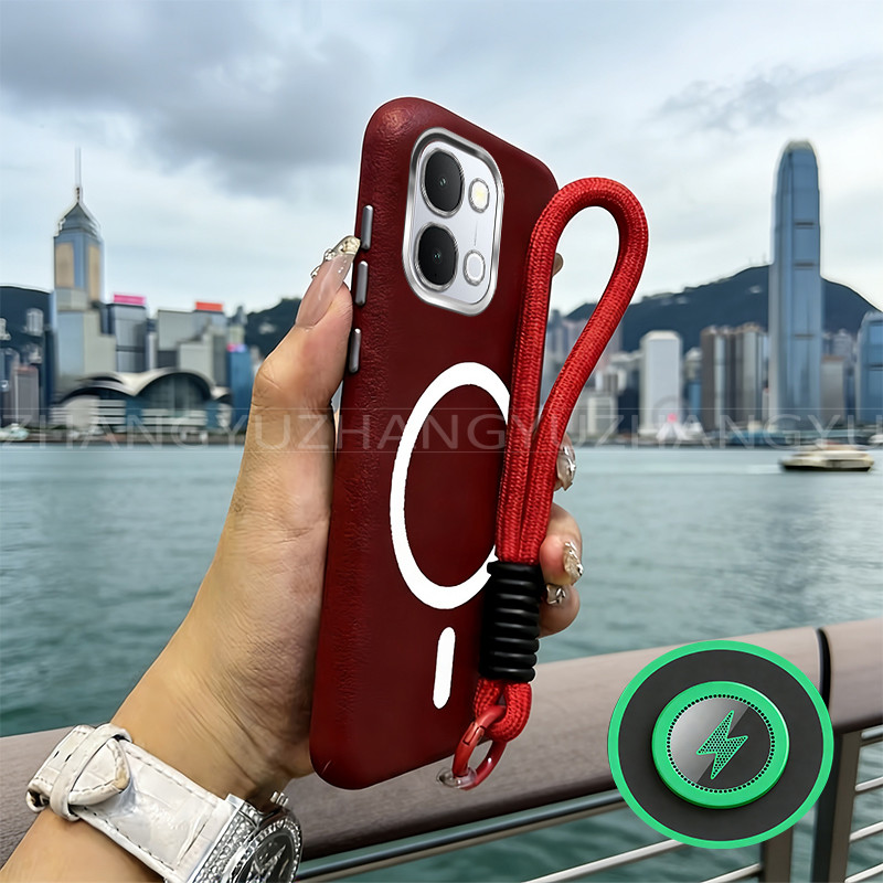 เหมาะสําหรับ Vivo Y31D เคสโทรศัพท์เนื้อหนังและแหวนดูดแม่เหล็กสําหรับชาร์จ soft Case lanyard LSPW02