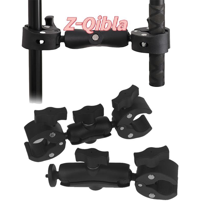 [Z-Qibla-t] 1 ชิ้นจักรยานรถจักรยานยนต์HandlebarสนับสนุนBraetกล้องSuper Clamp MountสําหรับGo Pro 13 12 11 Insta360 X3 X4 DJIอุปกรณ์เสริม