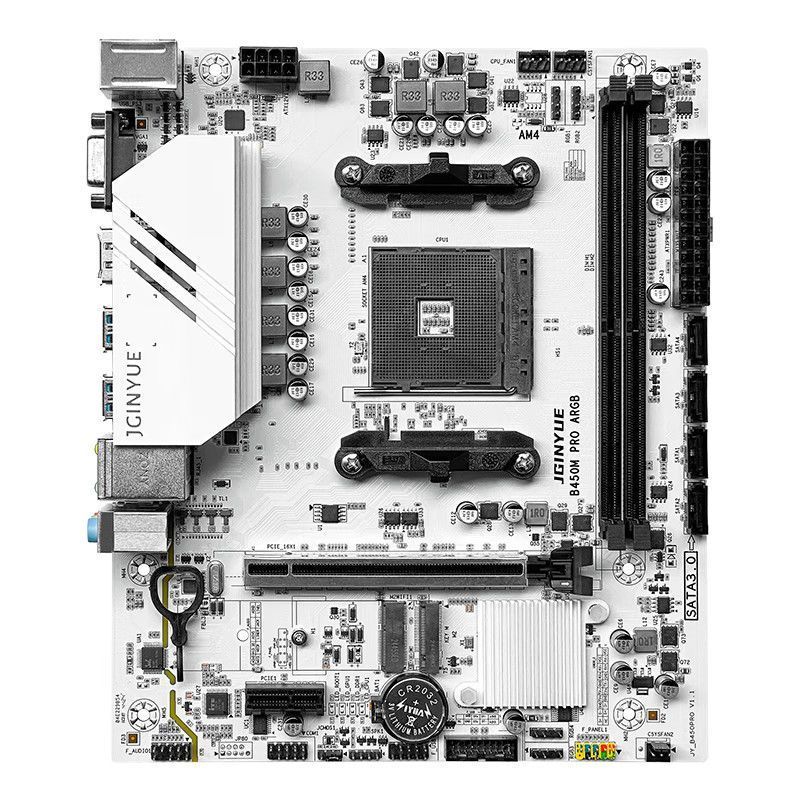 Jingdong B450M/B550M PRO เมนบอร์ด AMD AM4 เกมคอมพิวเตอร์เดสก์ท็อป DDR4 หน่วยความจําเมนบอร์ดอัพเกรด