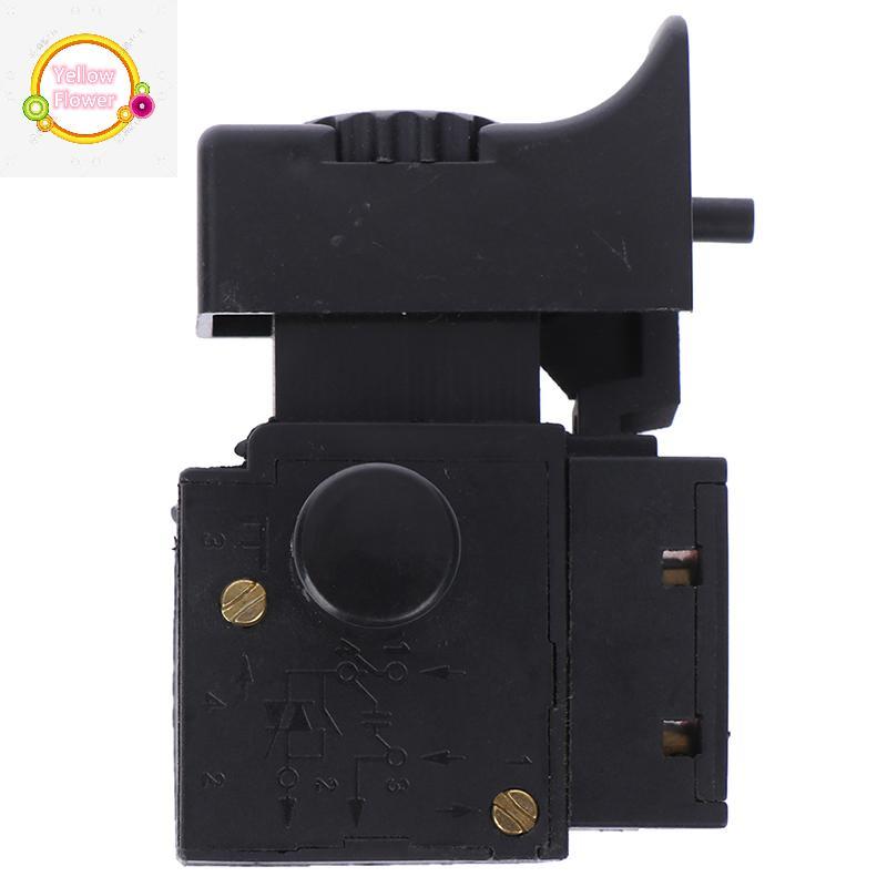 YellowFlower Fa2-6/1bek 6a 250v lo บนเครื่องมือไฟฟ้าสว่านไฟฟ้าสวิตช์ทริกเกอร์ความเร็ว botton TH