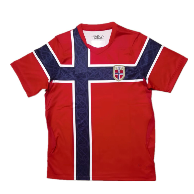 2026 เสื้อแข่งนอร์เวย์ ใหม่ เสื้อฟุตบอล แฟน ๆ ฉบับที่ ขนาด ส - 4เอ็กแอล