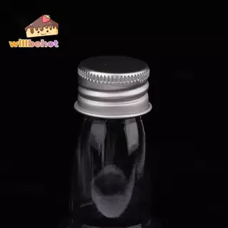 [Willbehot-t] 10 ชิ้น 50 มิลลิลิตร Mini Clear PET รีฟิลขวดไวน์ขนาดเล็กสําหรับงานแต่งงานขวดเหล้าพร้อมฝาปิดสกรูป้องกันการรั่ว [ใหม่]