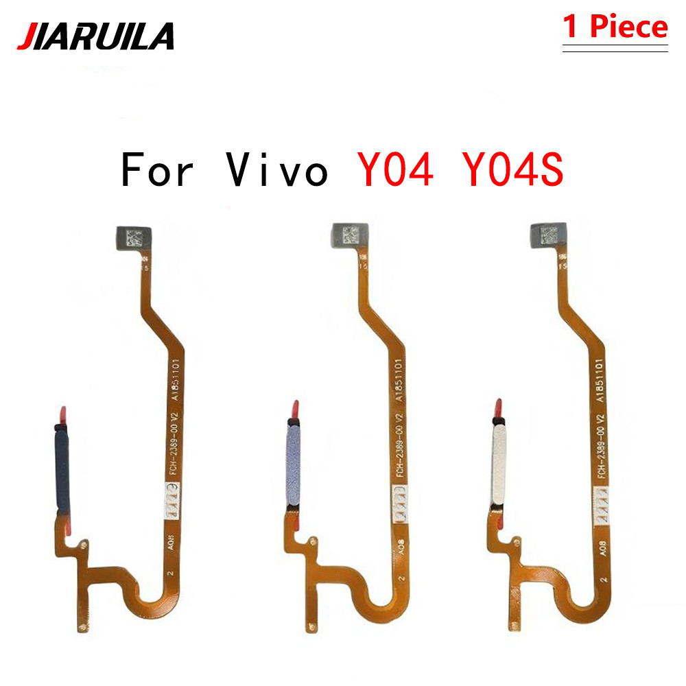 สําหรับ Vivo Y04 Y04S เซ็นเซอร์ลายนิ้วมือ Power Return Key เมนูปุ่ม Flex Ribbon Cable