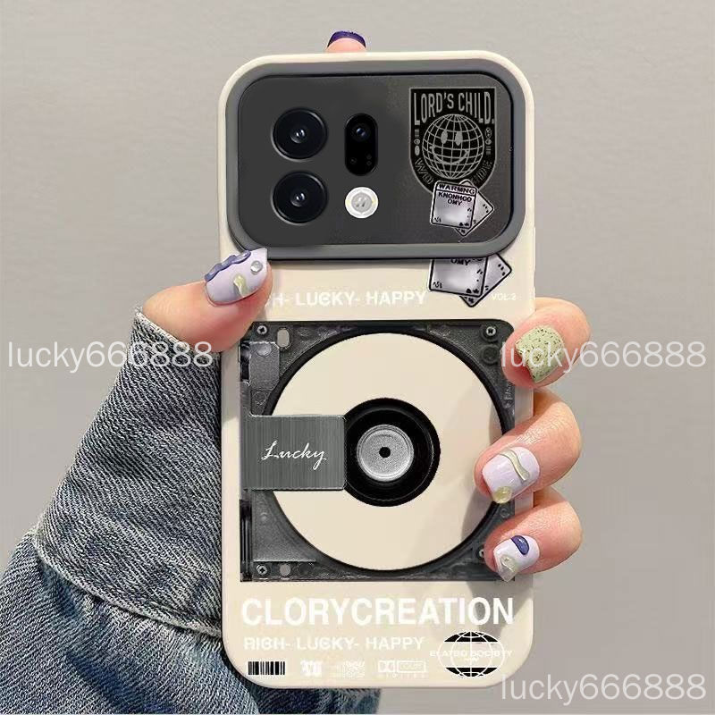 OPPO Find X9 Pro เคสโทรศัพท์ค้นหา x9 pro เคสป้องกันบันทึกเพลงกันกระแทกการ์ตูนสร้างสรรค์เคสนิ่มเคสซิล