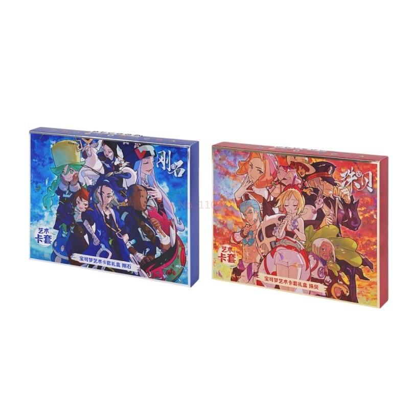 Pokemon PTCG 7.0 8.0 Card Book Trading การ์ดเกมตัวย่อจีน Art Card Case ของขวัญกล่องอะนิเมะ Irida Ada