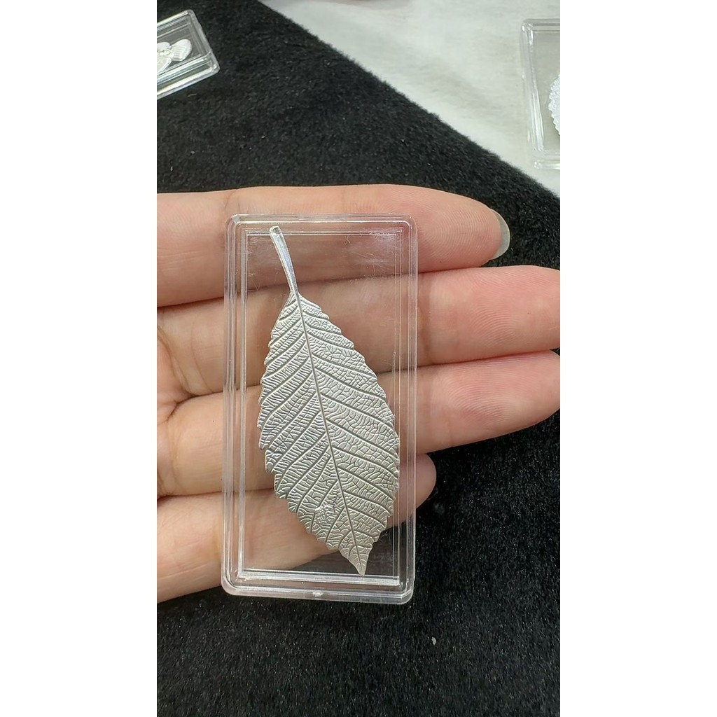 เงินแท้ 999 ใบเงินเงินสเตอร์ลิง Arowana ใบฤดูหนาวหนอนชาน้ําเดือดเฉพาะ Softening Purifying น้ําสินค้า