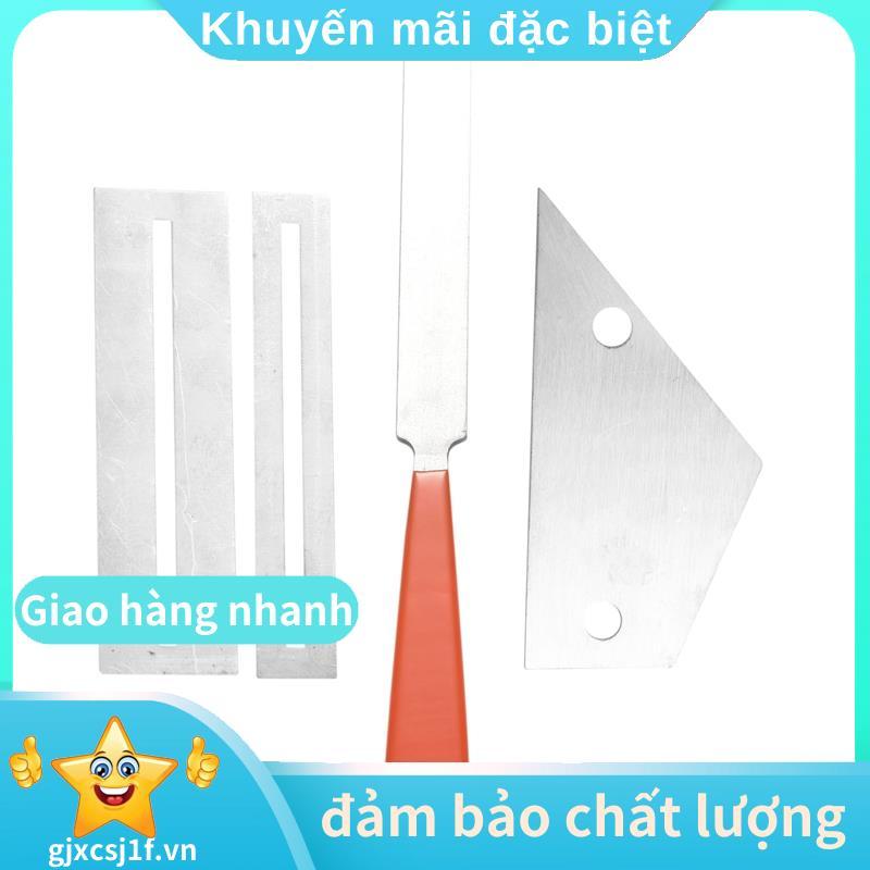 สแตนเลสกีตาร์ Fret File + Fret Rocker Level + Fingerboard Protector กีตาร์ Luthier เครื่องมือgjxcsj1