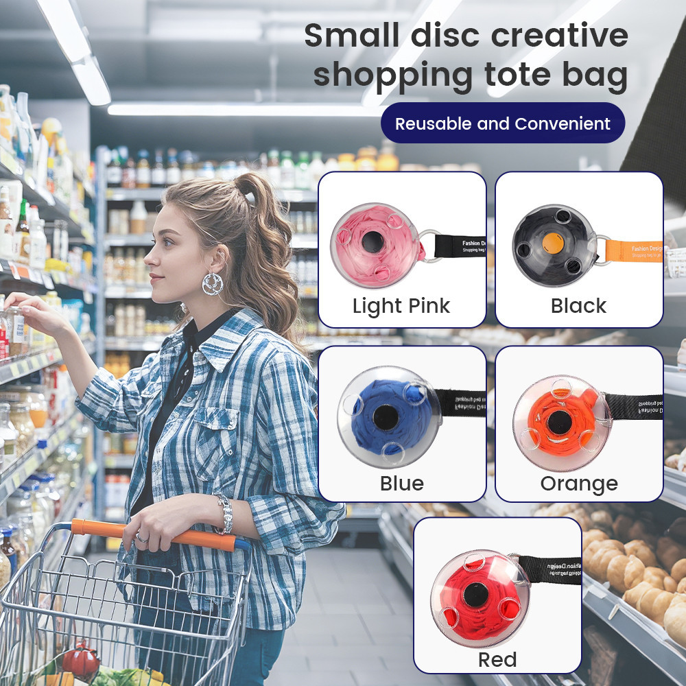 กระเป๋าช้อปปิ้ง Roll Up Casual Eco Bag กระเป๋าพับได้พับได้ Travel Shopping Bag