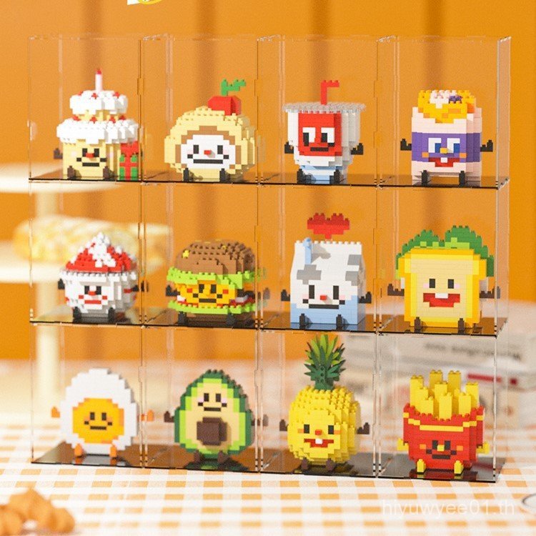 Gourmet Institution Model Burger ตกแต่งอนุภาคจําลองแหวน French Fries โหมดประกอบ UP7H