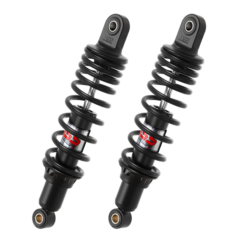 โช้คหลัง(YSS) HEAVY DUTY YAMAHA FIN115i ปี2018+ (สำหรับบรรทุกหนัก) ความยาว280มม ดำ/ดำ