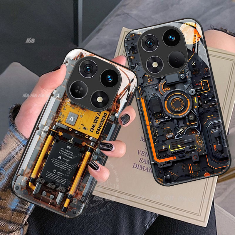 เคส Redmi Note 15 Pro 5G เคส Redmi Note 15 5G, 15 Pro Plus 5G เคสบอร์ดวงจร PCBA กระจก กันกระแทก เคสโทรศัพท์ลุคเท่มีสไตล์ เครื่องจักร เทคโนโลยี เทรนด์ เคสโทรศัพท์