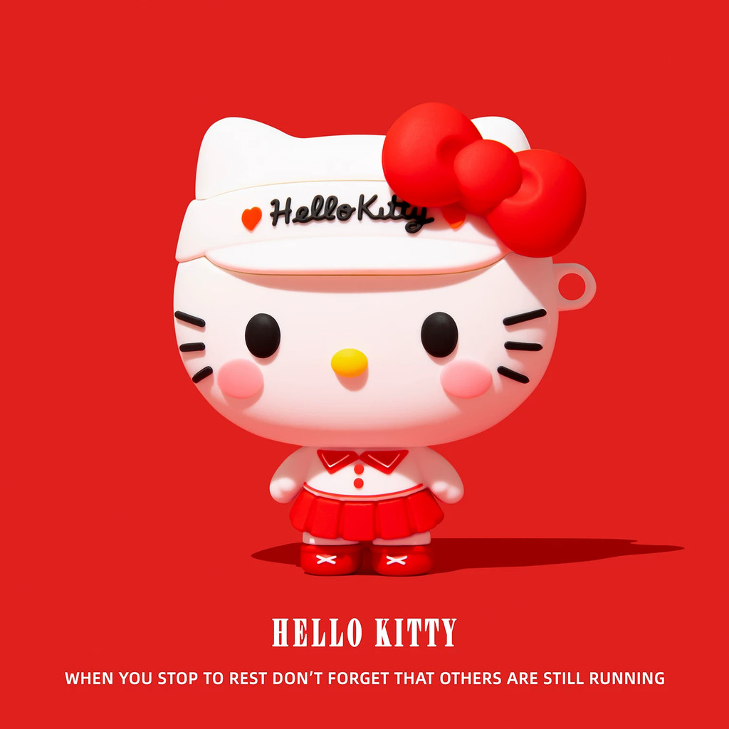 น่ารักการ์ตูน hello Kitty สําหรับ AirPods Pro3 นิ่มหูฟังไร้สายสําหรับ AirPods 4 Pro2 3 กรณีหูฟังอุปกรณ์เสริมฝาครอบป้องกัน - รูปที่ 7