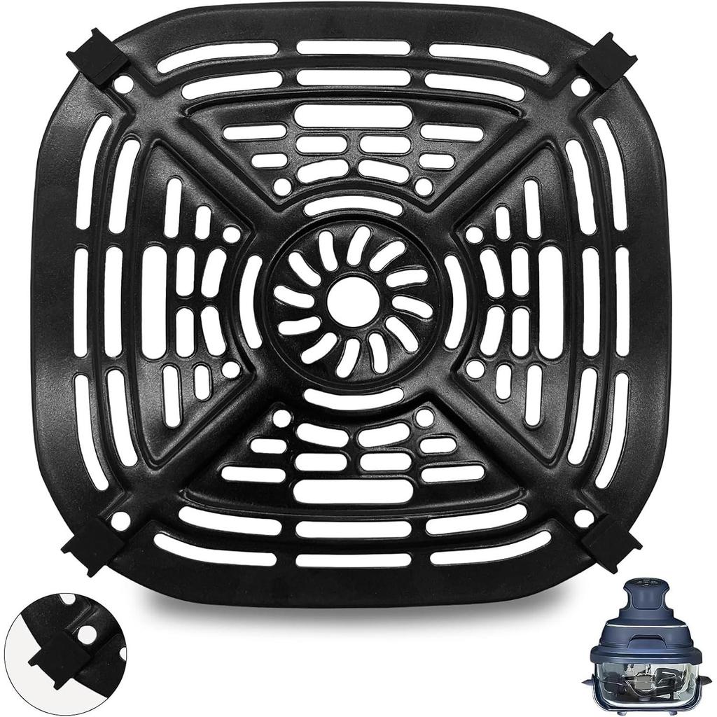 เหมาะสําหรับ Ninja Crispi FN101GY Air Fryer อุปกรณ์เสริมสนับสนุน Pan เขียงซิลิโคนมุมป้องกัน DZ401