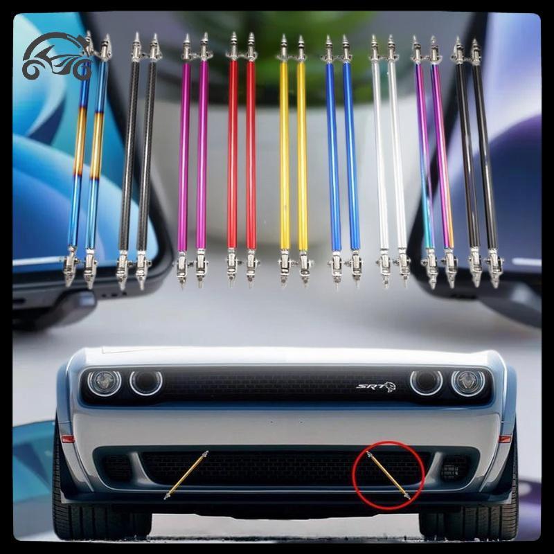 [8C11] 2x Universal Racing ปรับด้านหน้าด้านหลังกันชน Lip Splitter สนับสนุนบาร์ชุด Racing 75 มม./100 