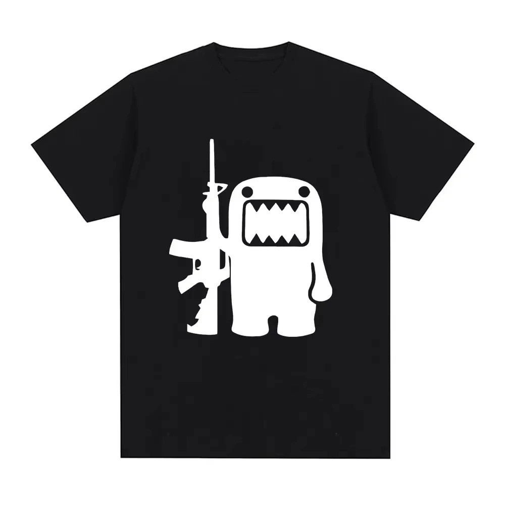 Ranberry Graphic เสื้อยืดผู้ชาย Retro Domo Kun AK47 Fun Tops ผู้หญิงลําลองแขนสั้น Streetwear