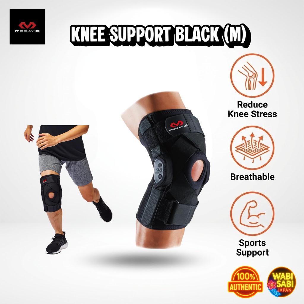 McDavid Hinged Knee Brace XC M429 – Hard Support, Ambidextrous, Enhanced Lateral Stability