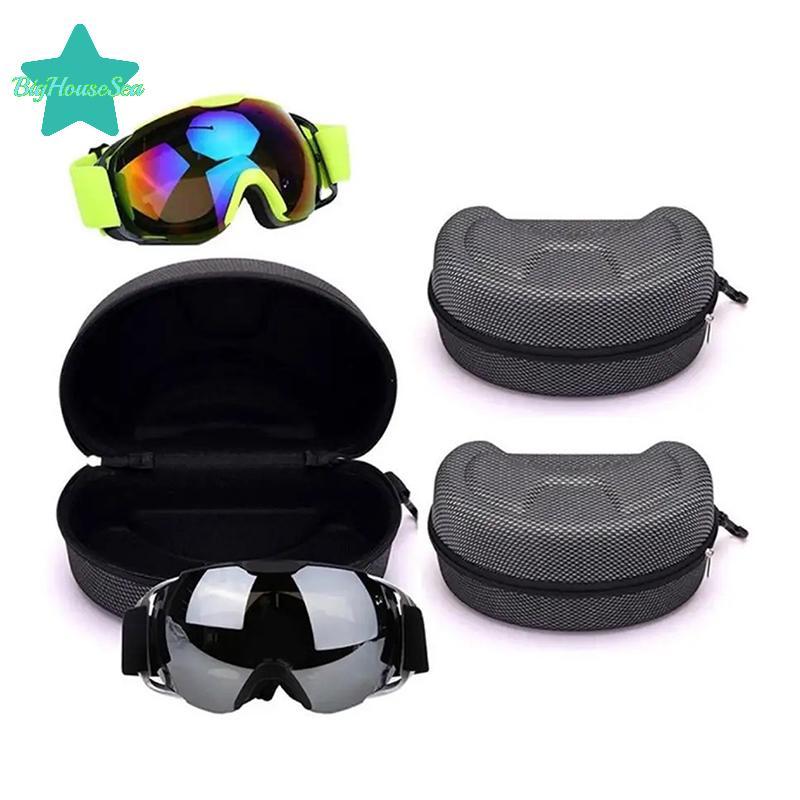 [Sea-t] สกีสโนว์บอร์ดแว่นตากล่อง Hard EVA แบบพกพาป้องกันกระเป๋าถือกันน้ํากันกระแทกอุปกรณ์เสริมสกี