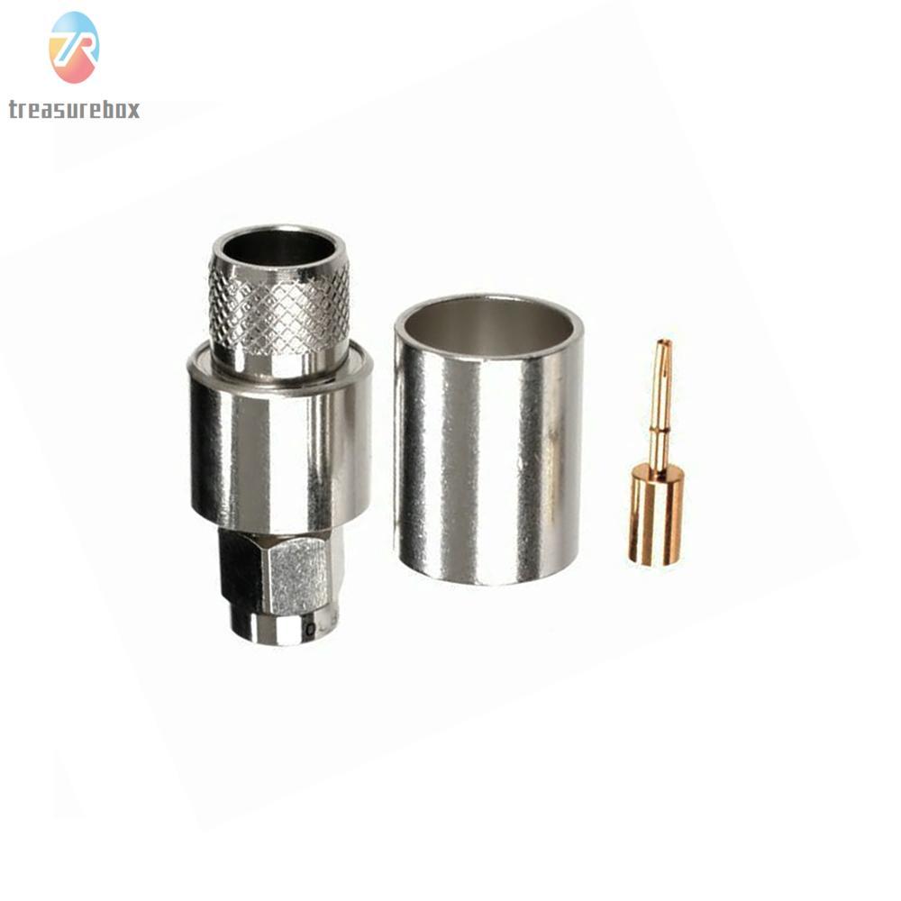 TRSBX❤️Push Fit LMR-400 Connector Crimp Connector 50 Ohm Crimp Connector For LMR-400