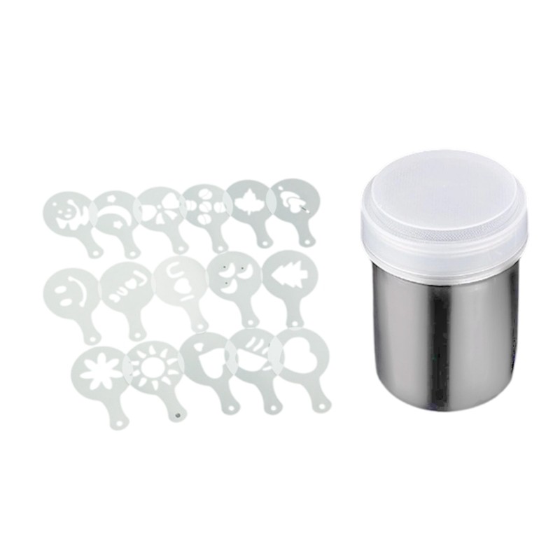Kellnny Cocoa Sugar Chocolate Flour Duster Shaker Tool Kitchen Cocoa Powder Sprinkler
