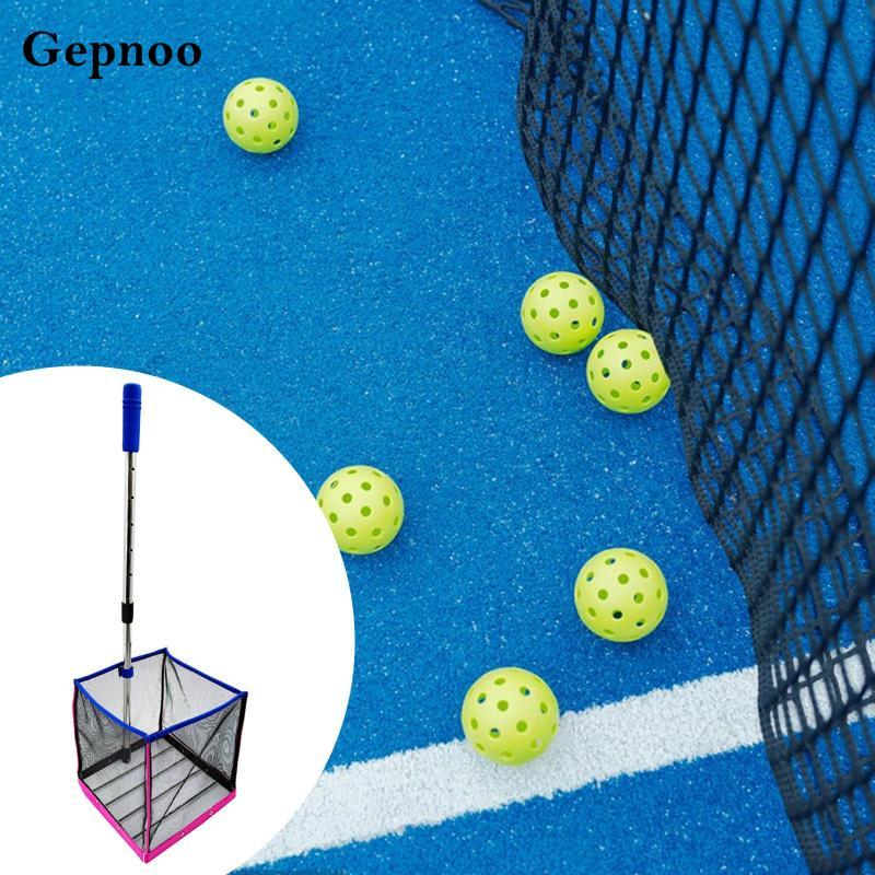 Gepnoo ตะกร้า Pickleball Retriever สำหรับเก็บลูกบอล.pickleball ได้ถึง 20 ลูก