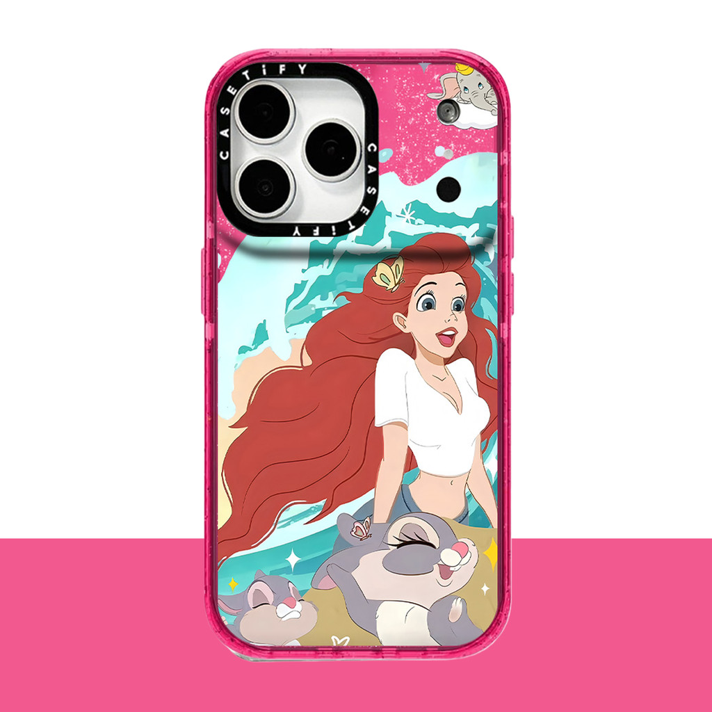 Glitter การ์ตูนเจ้าหญิง Series เคสโทรศัพท์สําหรับ iPhone 17 Pro Max 17 Air 16 15 14 13 12 11 กันกระแทกป้องกันปลอกอ่อน - รูปที่ 3