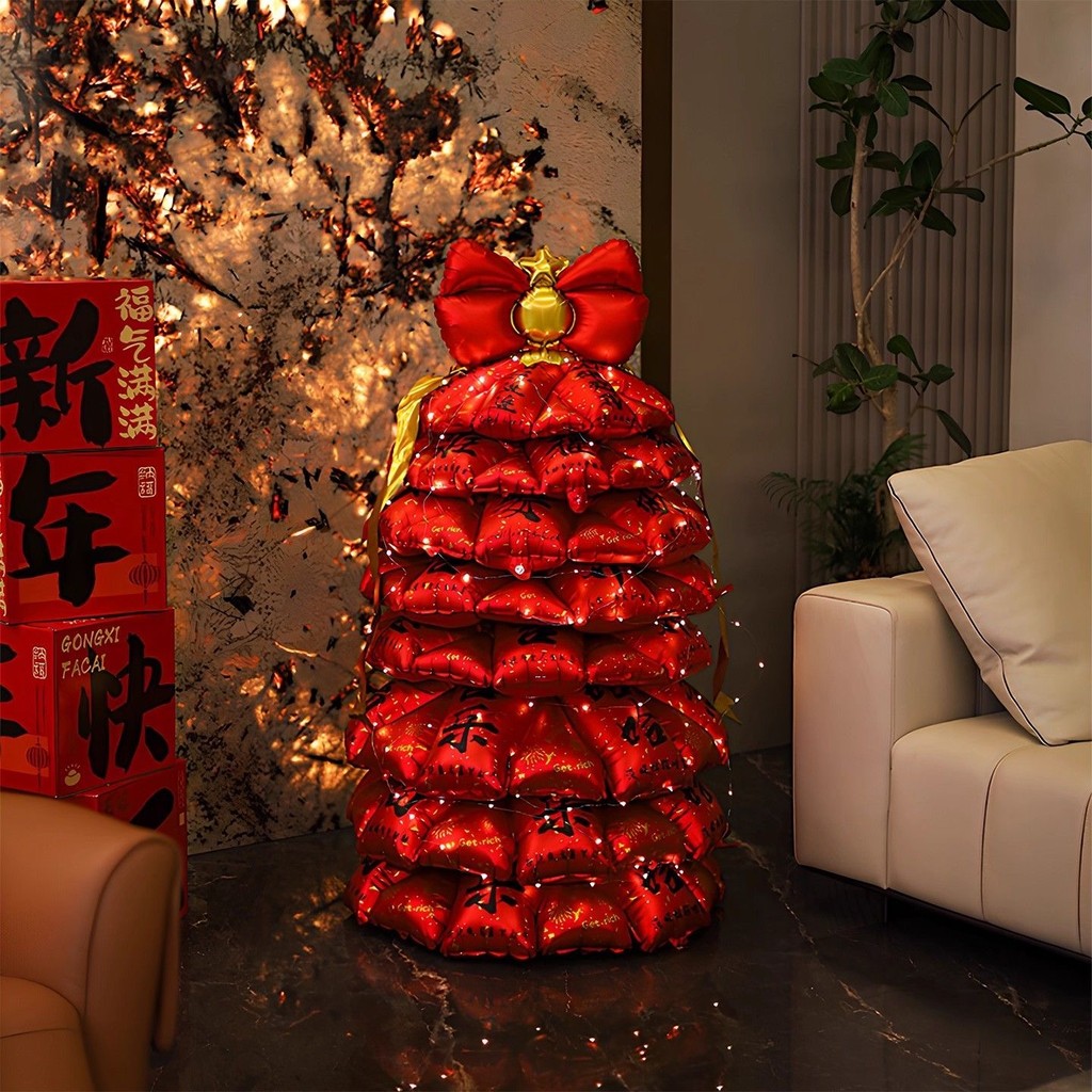 【กรุงเทพจัดส่งสินค้า】Chinese New Year Decoration Balloons ของตกแต่งวันตรุษจีน อุปกรณ์ประกอบฉากถ่ายรูป ปีใหม่ ราคา ถูกที่สุด ดีลบีเคเค แกลเลอรีภาพที่ 8