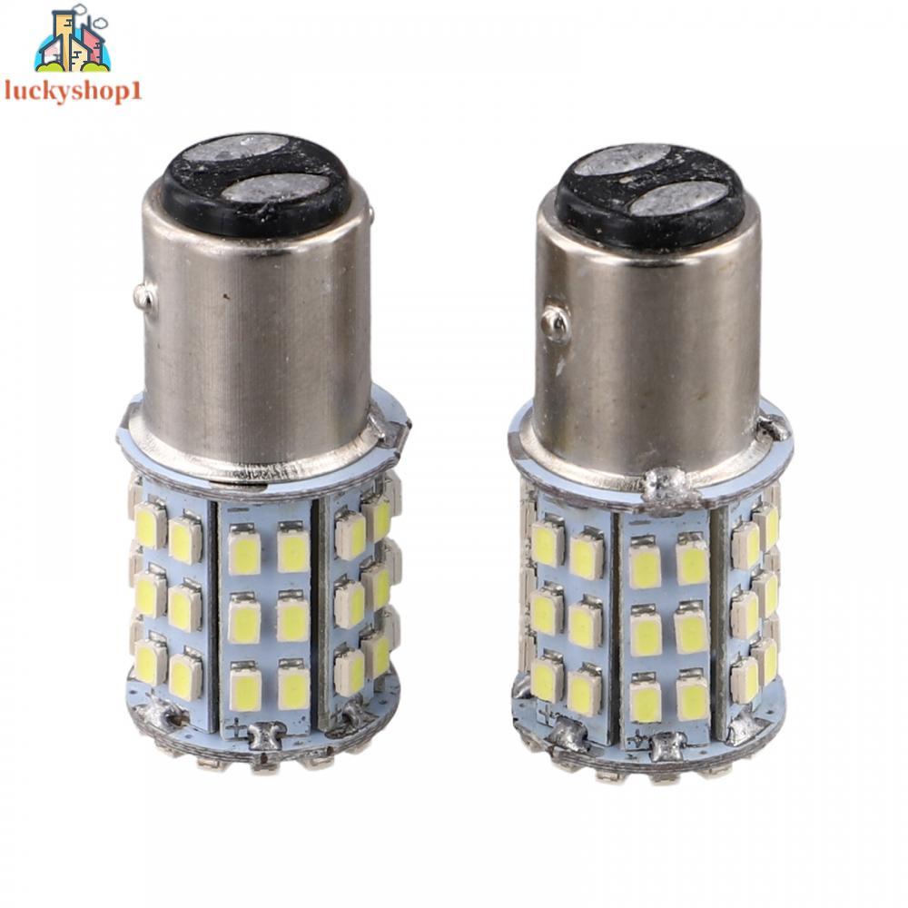 Great Replacement 1157 Dual Filament LED เบรคหยุดไฟท้ายหลอดไฟ 2 ชิ้น BAY15D