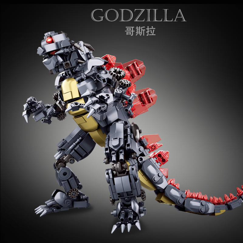 shin godzilla hiya toys godzilla ก็อดซิลล่า บล็อกตัวต่อเด็กชายปัญญาประกอบของเล่นไดโนเสาร์ขนาดใหญ่ปริ
