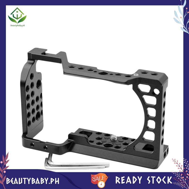 [beautybaby.ph] กรงกล้อง A6000/A6300/A6400/A6500 กรงกล้อง Rig สีดํา