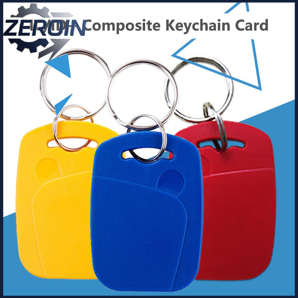 5PCs 13.56Mhz 125Khz Gen1 UID T5577 Rewritable Dual Chip RFID NFC Keyfob Keytag