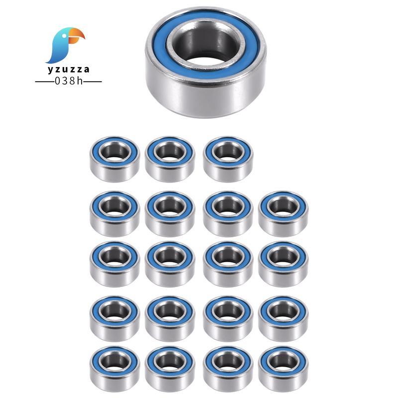 [ส่วนลด Y3]20PCS MR105- 5X10X4mm Ball Bearing Steel Double-Shielded Miniature Ball Bearings