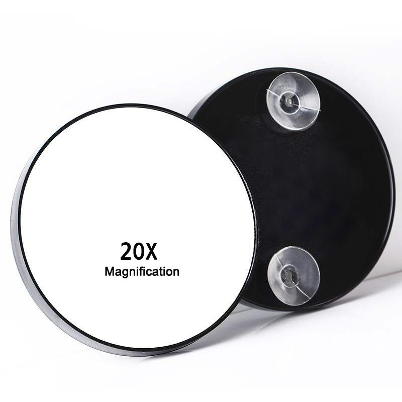 แหล่ง 0X0X0X Magnify กระจกแต่งหน้าห้องน้ําดูดถ้วยโกนหนวด Blackhead ดูดรอบกระจกขนาดเล็ก 61e22