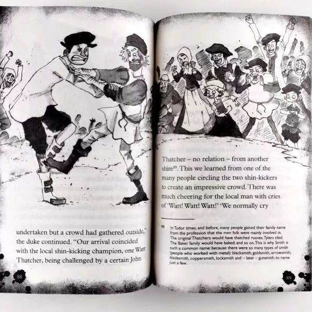 Children English Chapter Book Elementary 4 Volumes diary Bridge Book Story Book Painting cecret Engl