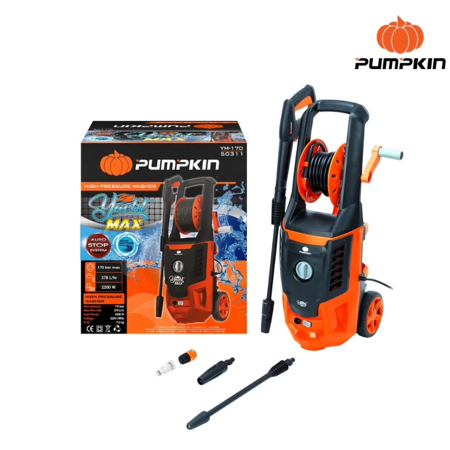 PUMPKIN เครื่องฉีดน้ำแรงดันสูง รุ่น YACHT 125bar 50308 / 135bar 50309 / 170bar 50311