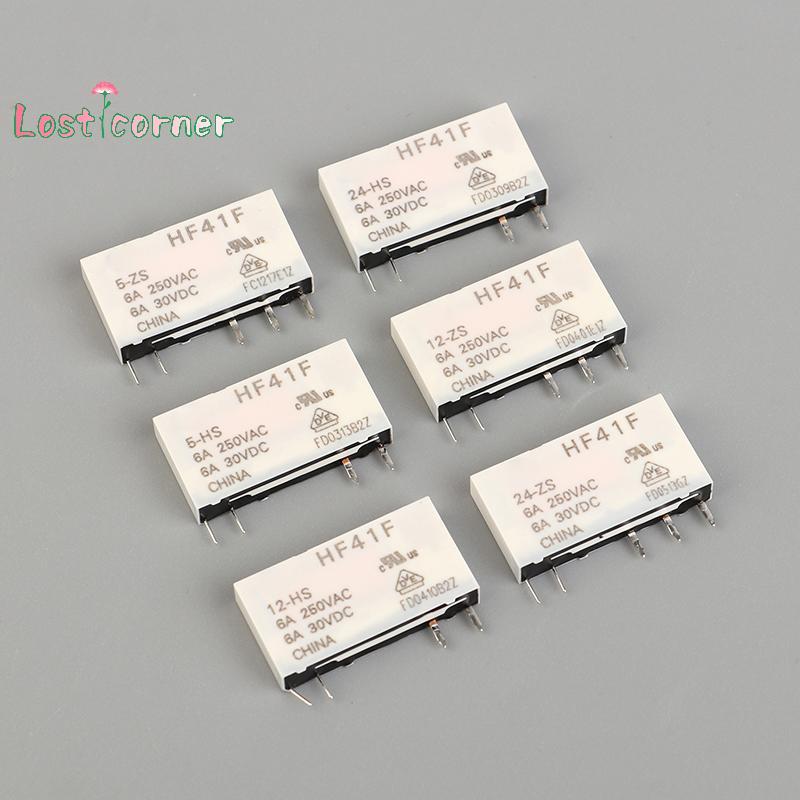 [Lost Corner] HF41F-24-ZS HF41F-12-ZS HF41F-5-ZS HF41F-5-HS HF41F-12-HS HF41F-24-HS รีเลย์อุตสาหกรรม