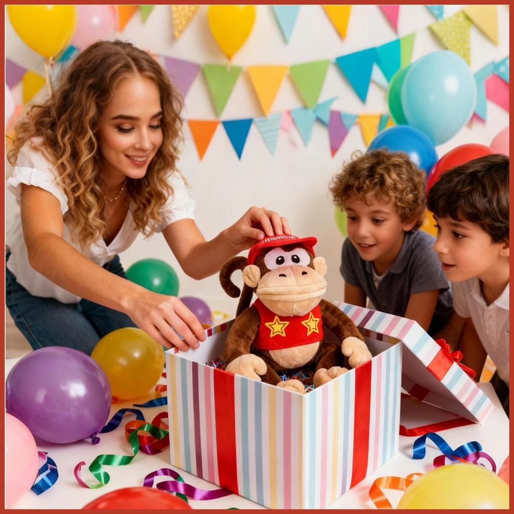 สําหรับDiddy Kongตุ๊กตาPlushลิงตุ๊กตานุ่มรูปน่ารักลิงPlushสําหรับเด็กผู้ใหญ่สาวแฟนShopebanmy