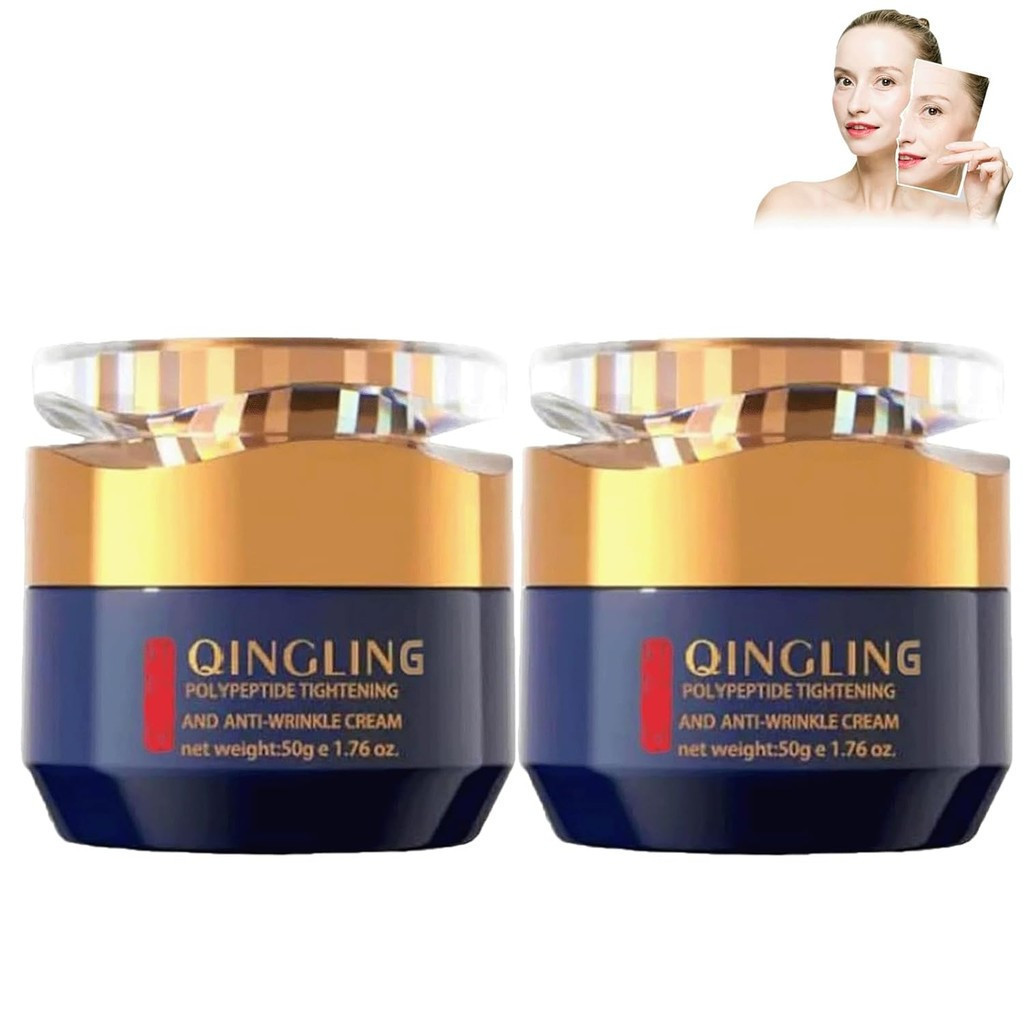 PIMAD Qingling Face Cream,Qingling ครีมกําจัดริ้วรอย,Qingling Crema Para Arrugas,olypeptide ครีมกระช