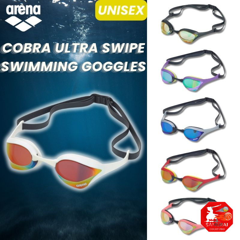 [ARENA] WA Approved Arena Swimming Goggles Competitive Swimming Unisex Cobra Ultra One Size SWIPE An