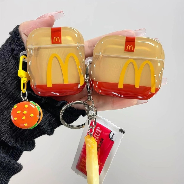 Huawei Freeclip2 Fun M Keeping Burger Fries เหมาะสําหรับ Huawei freeclip2 เคสป้องกัน Anti-drop SE3 F