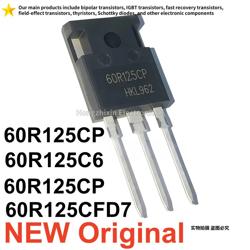 5PCS IPW60R165CP 60R165CP IPW60R125CP 60R125CP IPW60R125C6 60R125C6 TO-247 Field Effect ทรานซิสเตอร์