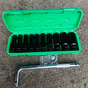 MATA ฟรี L-HANDLE Shock WRENCH SET AP71 1/2 INCH 8-24mm IMPACT WRENCH + L-WRENCH Chrome Vanadium Soc