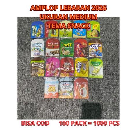 (100 แพ็ค = คอนเทนติส 1000 ชิ้น) EID AL-FITR ENVELOPE UK MEDIUM SNACK THEME